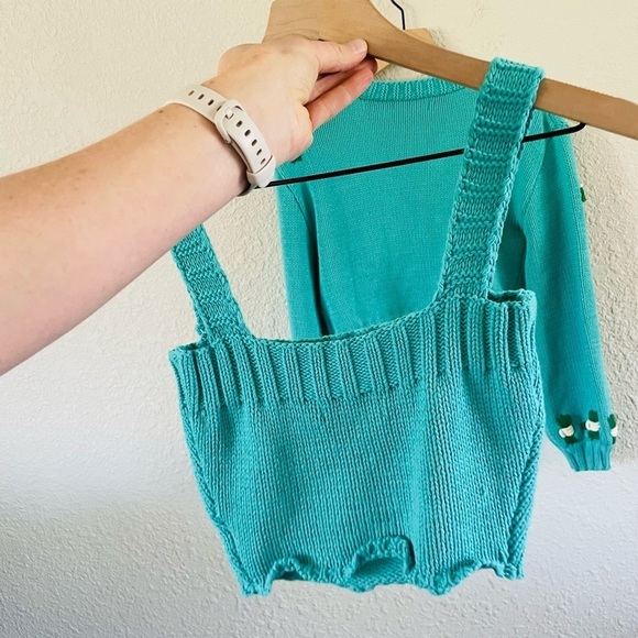 4SIENNA Teal Embroidered Sweater Set - Picture 9 of 12